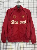 Mens Arsenal All Weather Windrunner Retro Jacket Red