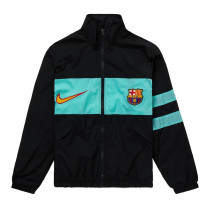 Mens Barcelona All Weather Windrunner Retro Jacket Black