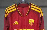 Mens Roma Home Authentic Jersey Long Sleeve 2026/27 - Match