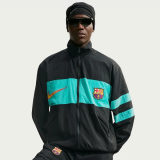 Mens Barcelona All Weather Windrunner Retro Jacket Black