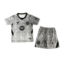 Kids Barcelona Goalkeeper Grey Jersey 2026/27