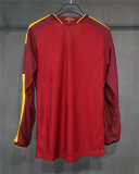Mens Roma Home Authentic Jersey Long Sleeve 2026/27 - Match