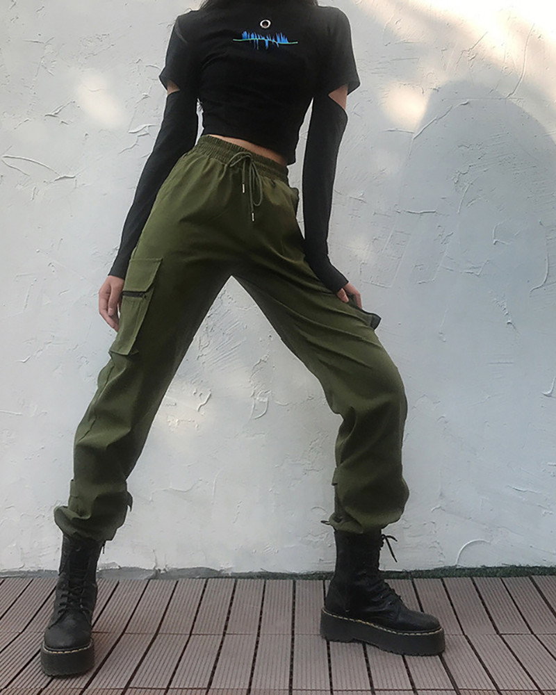 strappy pants