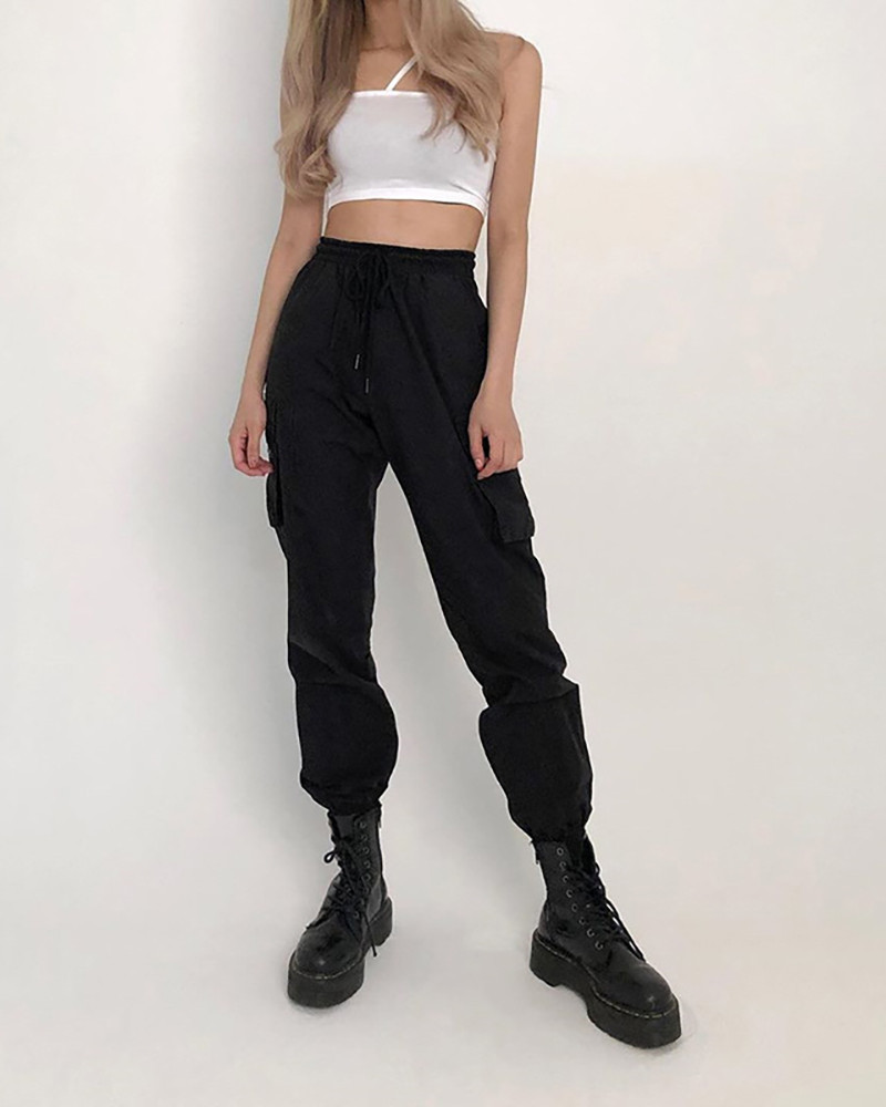 strappy pants