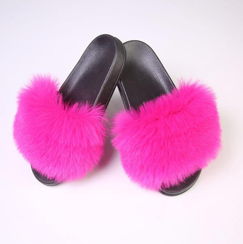 New Fur Women Slippers