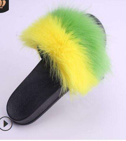 New Women Home Fur Slippers