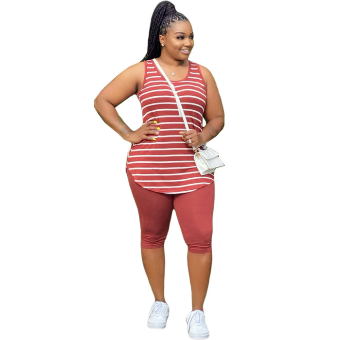 Plus Size Comfort Two Piece Causal Suit