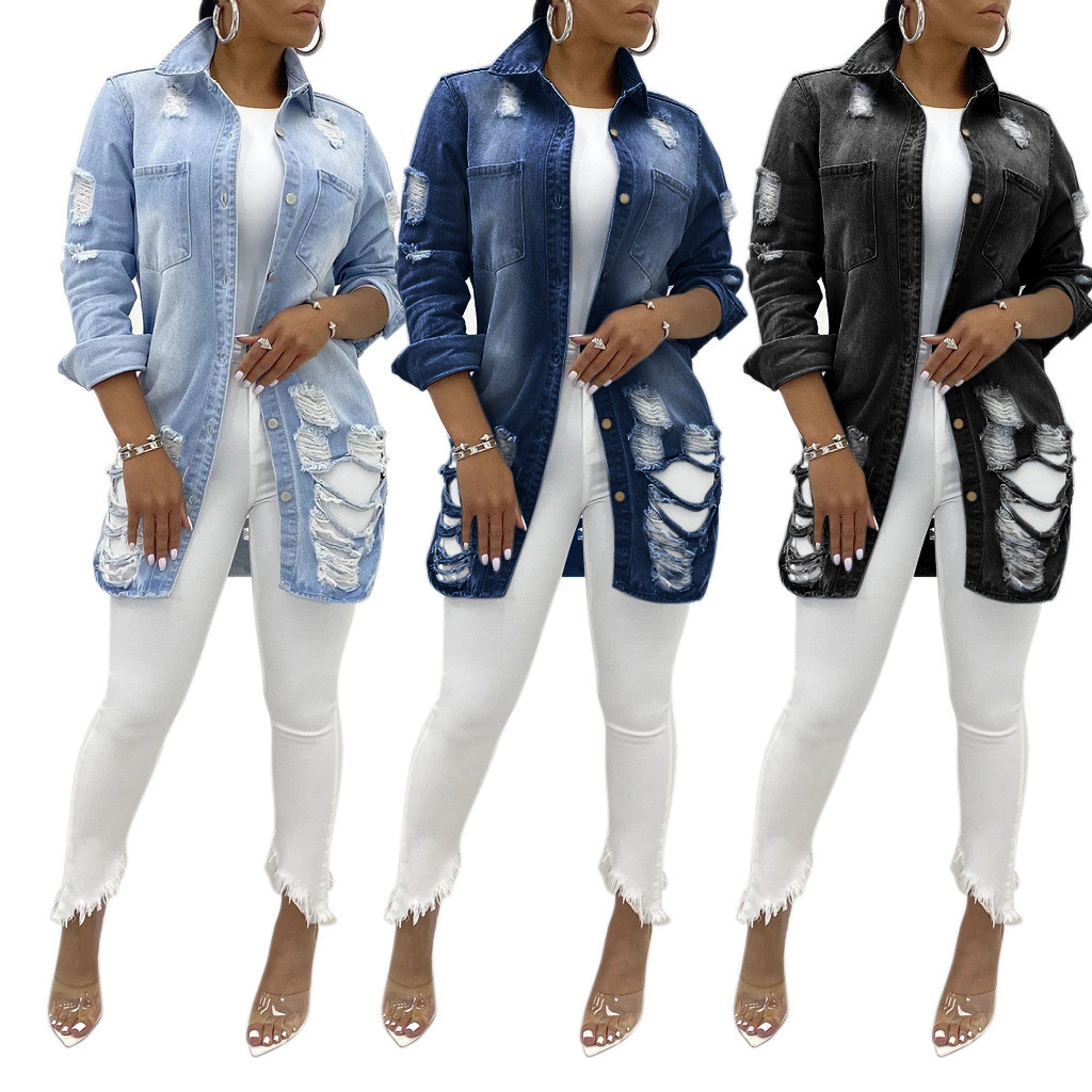 Us 12 62 Sexy Fashion Women S Denim Jacket