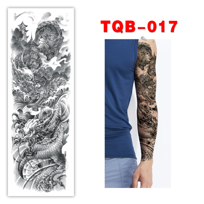 Men's Waterproof Full Arm Tattoo