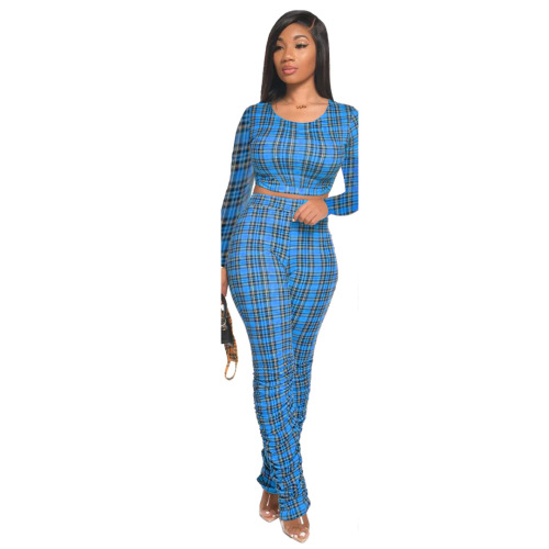 Long Sleeve Trousers Two-Piece Suit