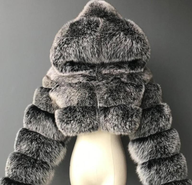 Women Top Quality Fur Jacket Coat