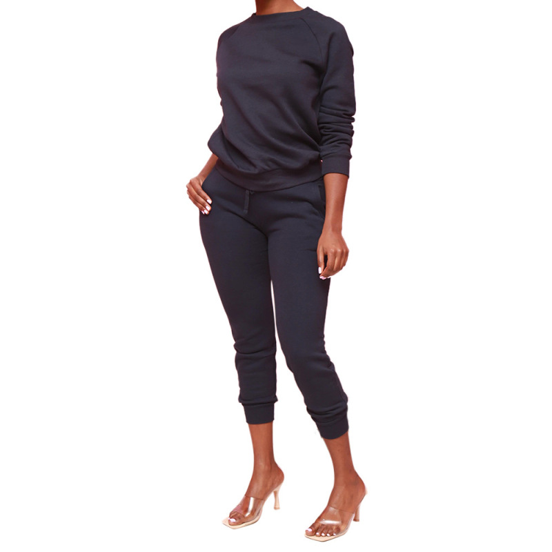 Sporty Women Long Sleeve Casual Two Piece Set