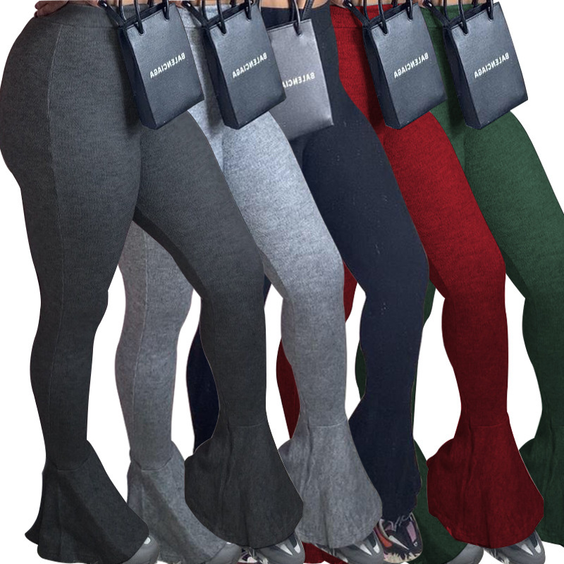 High Elasticity Thickened Women Bell Bottom