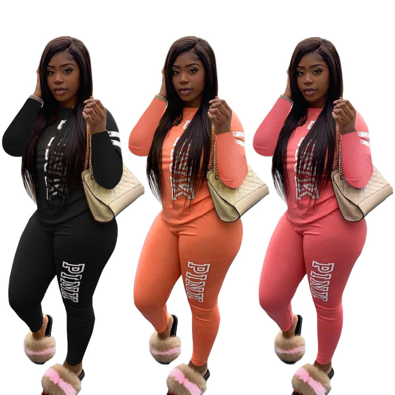 Letter Printed Fashion Hot Two Piece