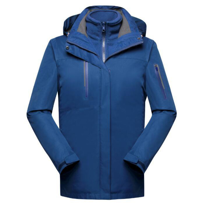 Outdoor Jacket Three-in-one Detachable Two-piece Set for Men and Women with Liner Mountaineering Suit
