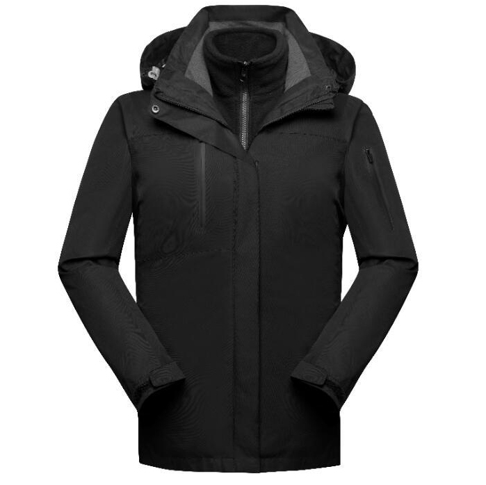 Outdoor Jacket Three-in-one Detachable Two-piece Set for Men and Women with Liner Mountaineering Suit