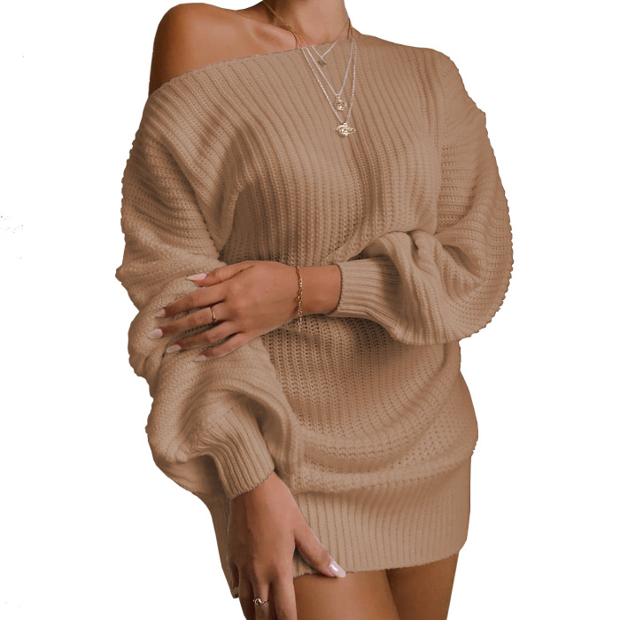 Puff Sleeve Women Knitted Top