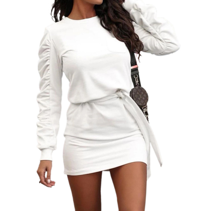 Hot Style Hoodies Long-Sleeve With Lace Dress