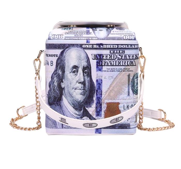 Dollars Printed Fashion Bag