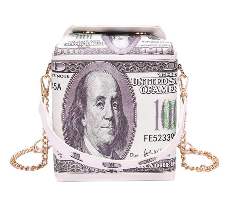 Dollars Printed Fashion Bag