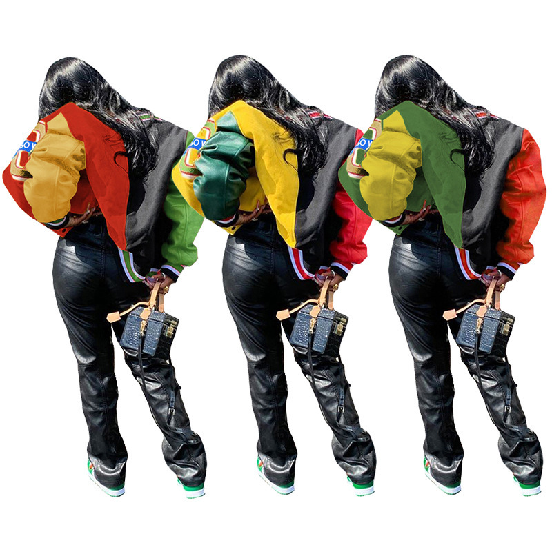 Fashion Casual Colorblock Coat