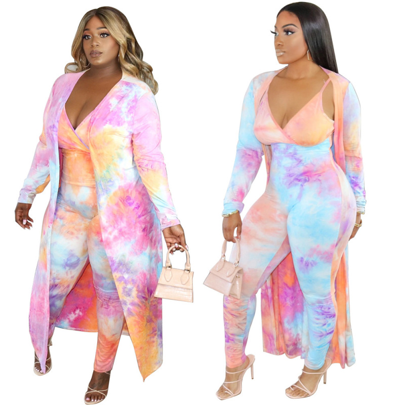 Fashion Casual Print Three Piece Set