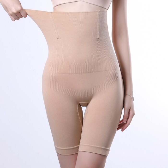 Women Seamless High Waist Slimming Panty Tummy Control Pants Waist Trainer Modeling Shapewear Faja Reductora Lady Body Shaper
