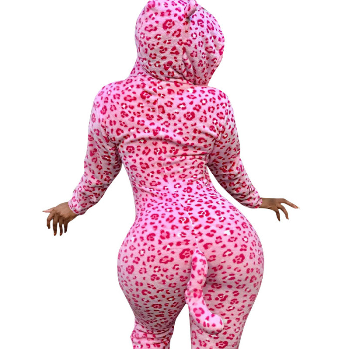 Sexy Leopard Cute Jumpsuit