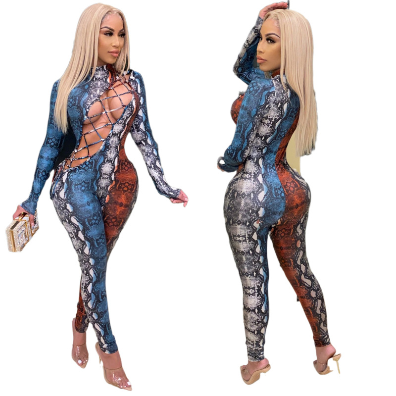 Strappy Hollow Out Jumpsuit