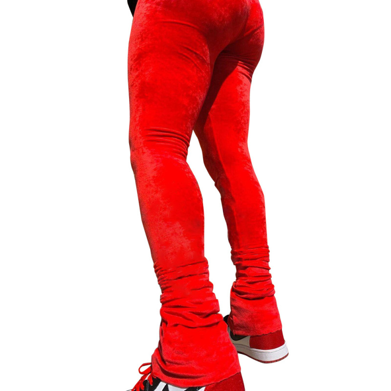 Women Velvet Tight Casual Pants