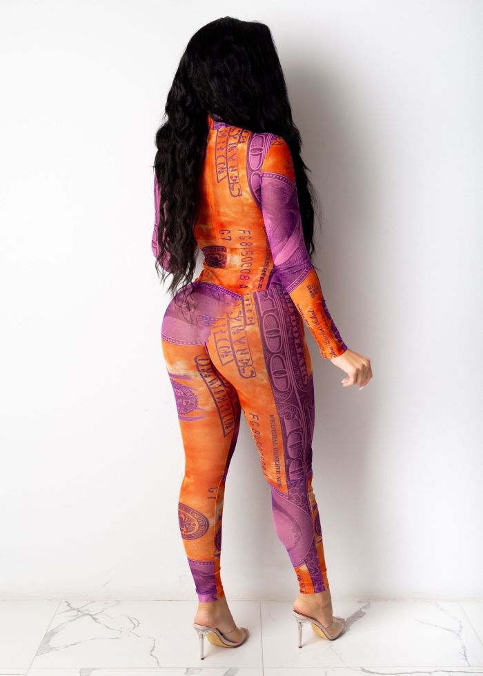 See Through Sexy Slim Hot Long Sleeve Jumpsuit