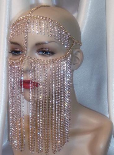 Hot Sell Sexy Rhinestone Head Chain Facemask