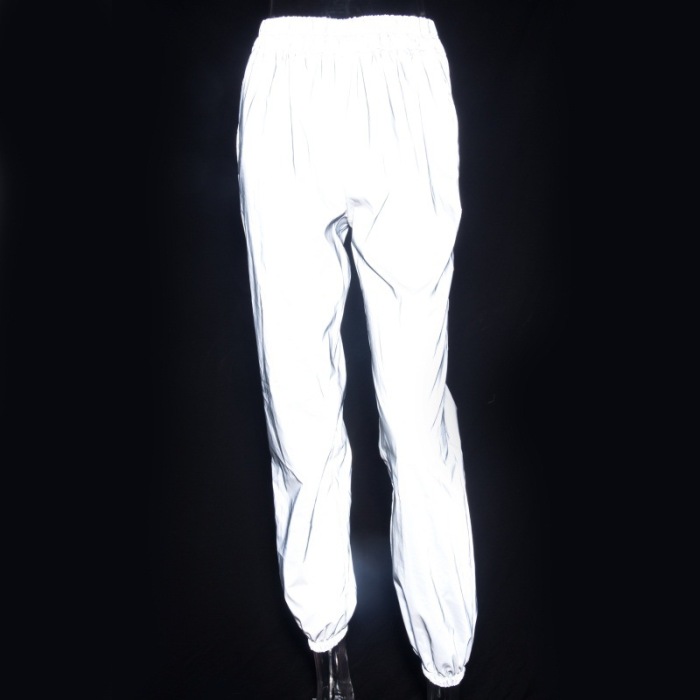 Fashion Women Glow Luminous Sporty Trousers