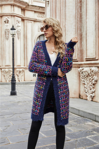 Hot Sale New Style Plus Size Cardigan Jacket Personality Fashion Sweater Color Women Jacket