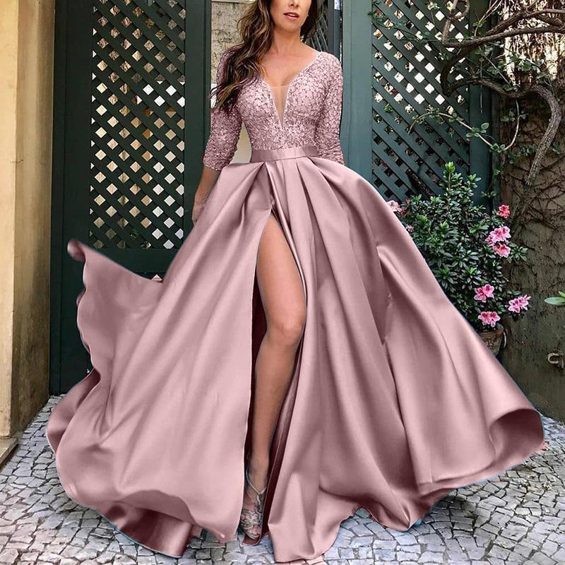 New Long Skirt Tail  Banquet Eveninig Dress