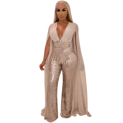 Sexy Beauty Sequin Evening Dress Fashion Suit