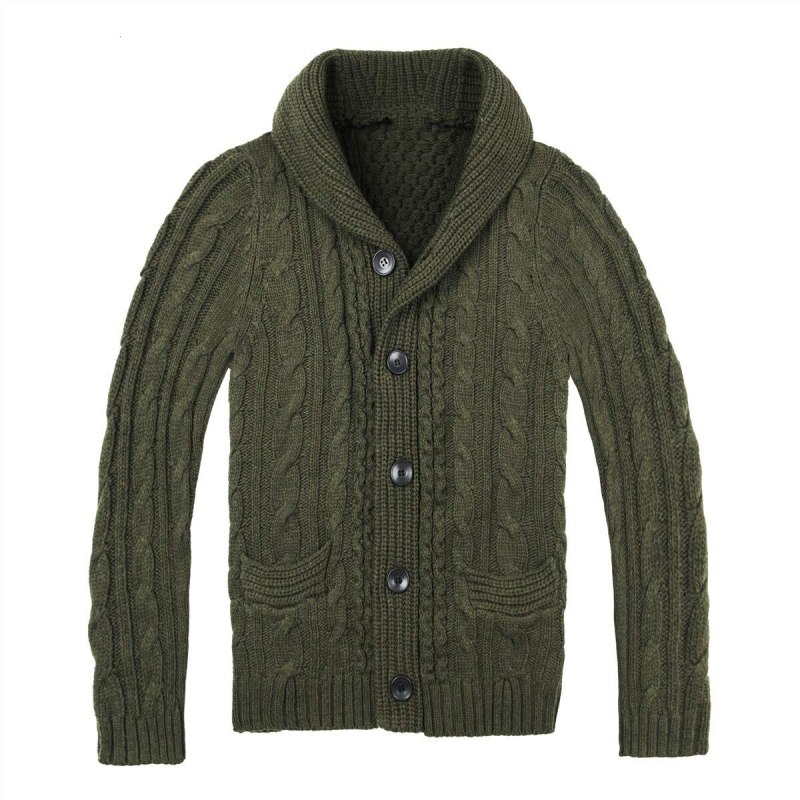 2021 Knitted Long Sleeve Cardigan Men Sweater Streetwear Jacquard Sweater Coat Men Turtleneck Sweater Jacket Winter Sweater Men
