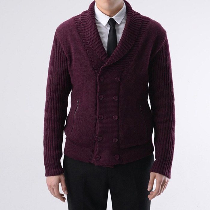 New Autumn Winter 2021 Men' s Outwear Fashion Middle Length Cardigan Men Sweater Overcoat
