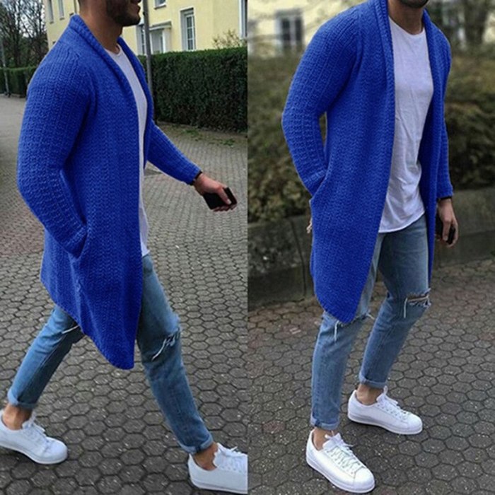 Men's Sweaters Autumn Winter Warm Knitted Sweater Jackets Cardigan Coats Male Clothing Casual Knitwear