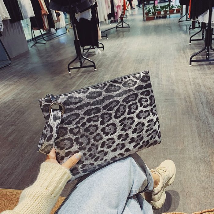 Leopard Fashion Women Square Hangbags Brown Yellow Gray Zebra Pattern