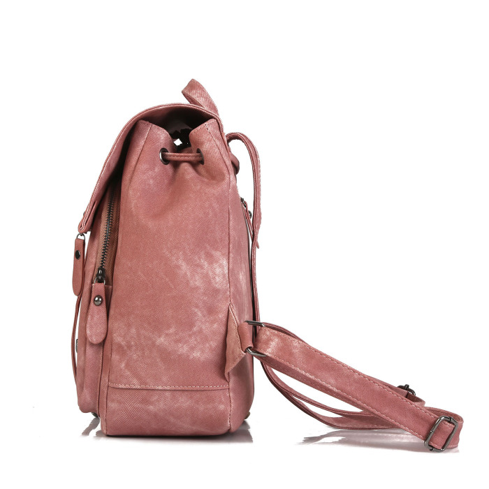 Hot Sale Fashion Women School Work Travel Backpack Bags Black Gray Blue Pink