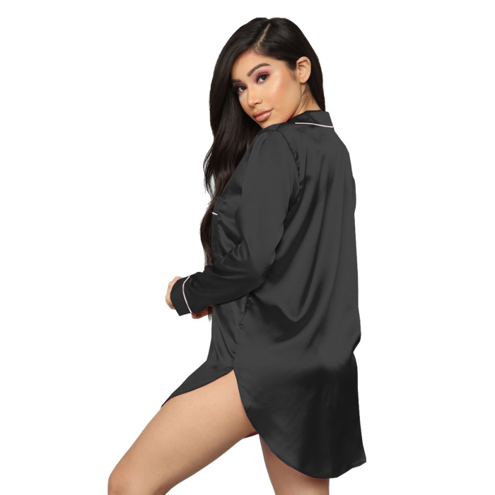 Long Sleeve Comfortable Night Gown