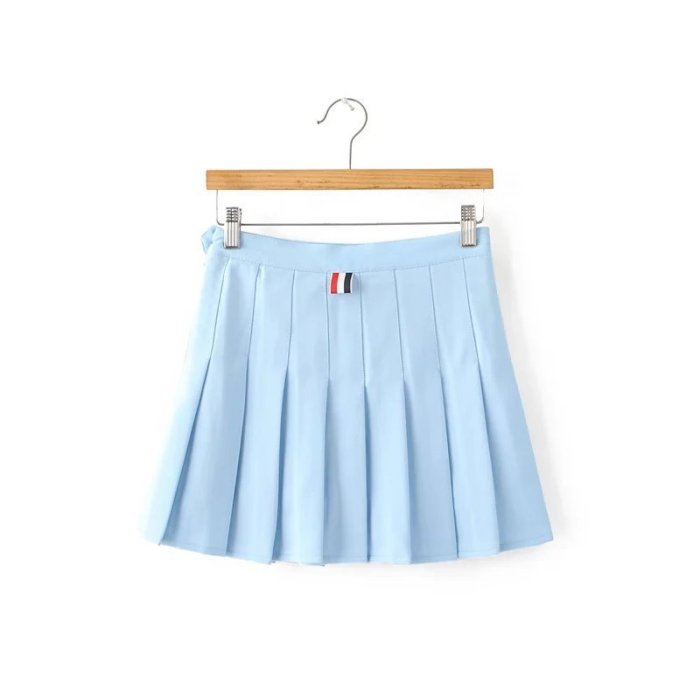 Spring/Summer 2021 New Pleated Skirt Short Skirt College Wind-proof Run-out All-match Thin High Waist Skirt