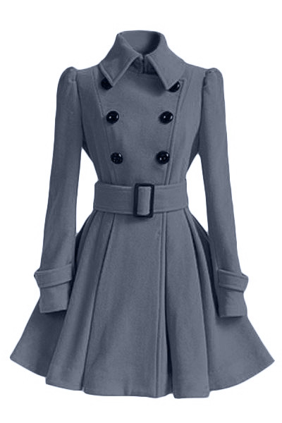 Fold Over Collar New Winter Coat S-XL