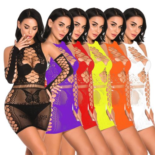 Hot Sale Valentine's Day Sexy Lingerie Dress Black White Red Purple Blue Light Blue Yellow Orange Rose Red One Size