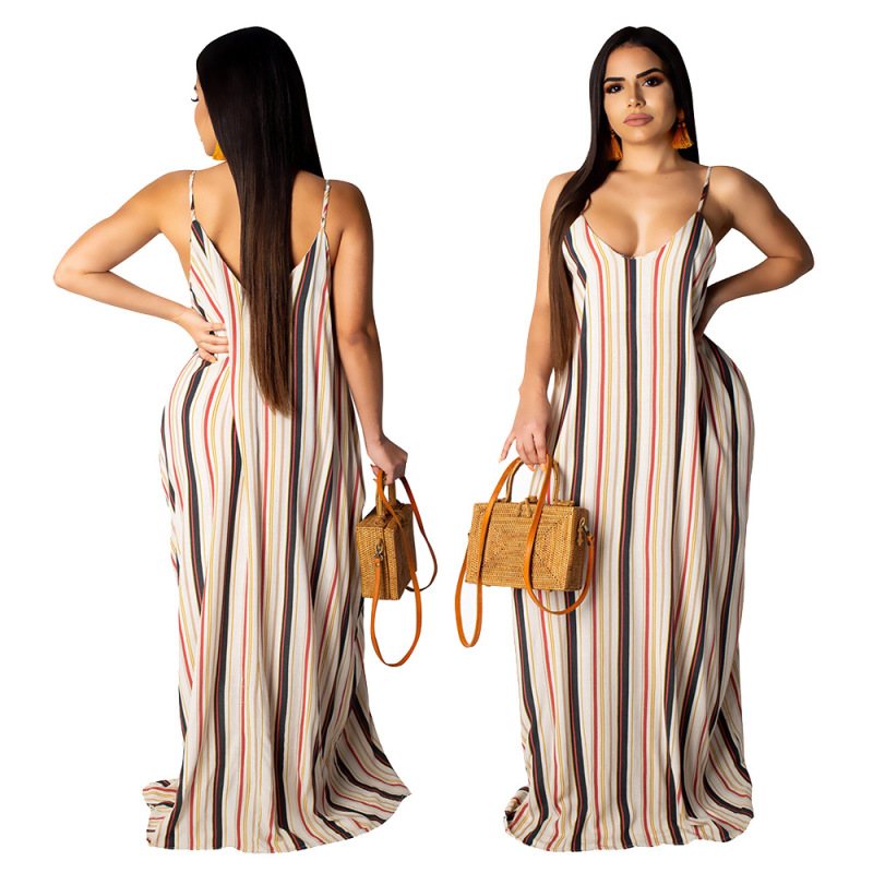 Halter Neck Floral Printed Maxi Dress S-XXL