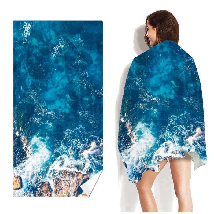 Sand Free Quick Dry beach towel Microfiber Bath Towels Beach cushion Swimming personalized Flamingo Beach towels