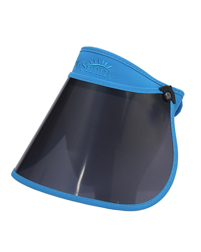 Summer Sunscreen UV Polarized Sun Hat, Foldable 360° Rotatable Panel To The Face and Anti-dropping Empty Top Hat