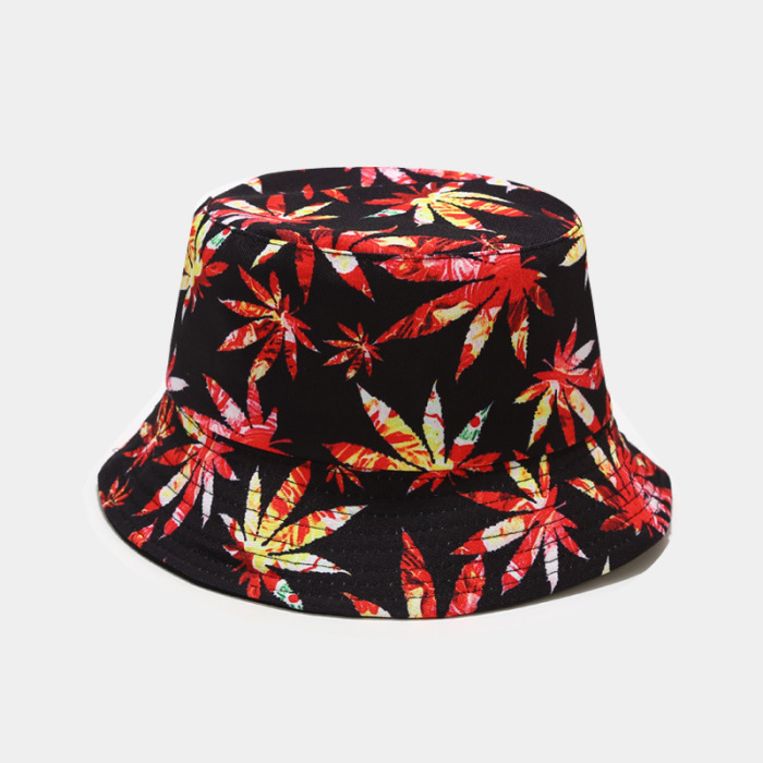 Unisex Bucket Hat Women Men Summer Hat Cartoon Print Sunscreen Sun Hat Panama Caps Fisherman Cap Outdoor Sunshade Cap Hat