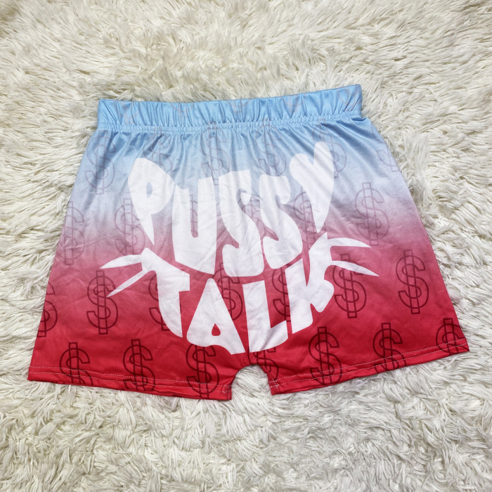 Printed Women Polyester Shorts S-3XL